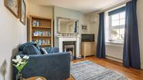 Stylish furnishings welcome you into Bee's Cottage. 