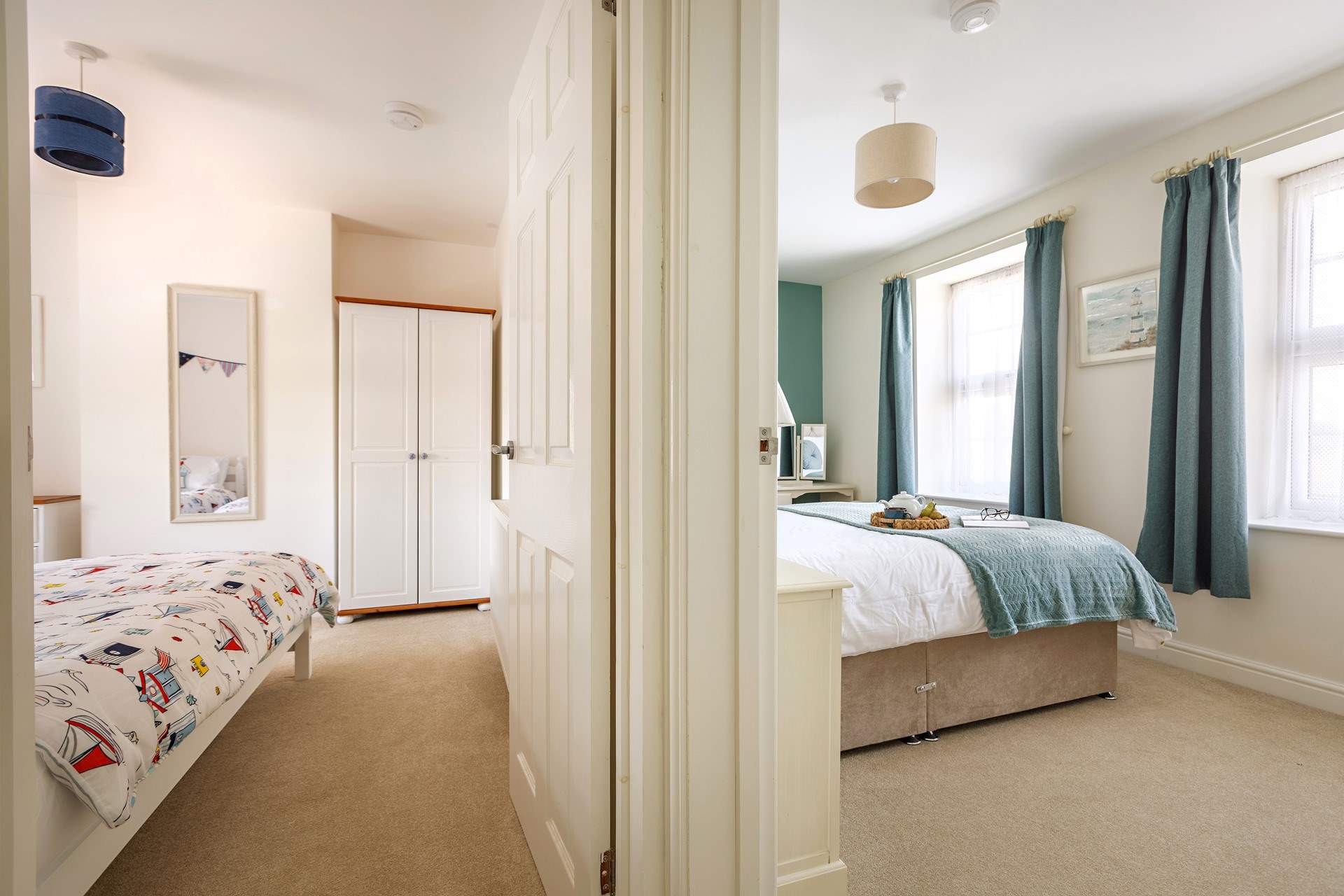 Bedrooms 1 and 2.