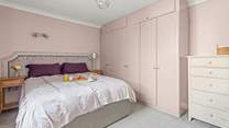 The king-size bed offers the perfect night's slumber after a fun-packed day on the beach.