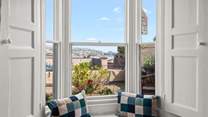 The view from your sitting-room is out over to the beach and sea beyond.