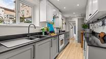 The well-equipped kitchen is perfect for whipping up a feast.