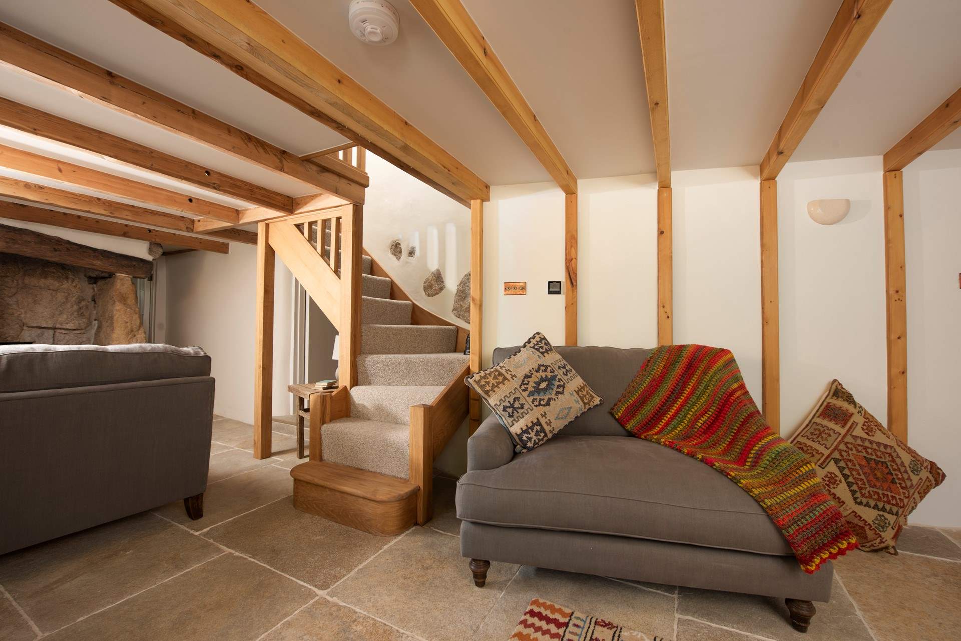 Head upstairs from the snug to three further charming bedrooms.