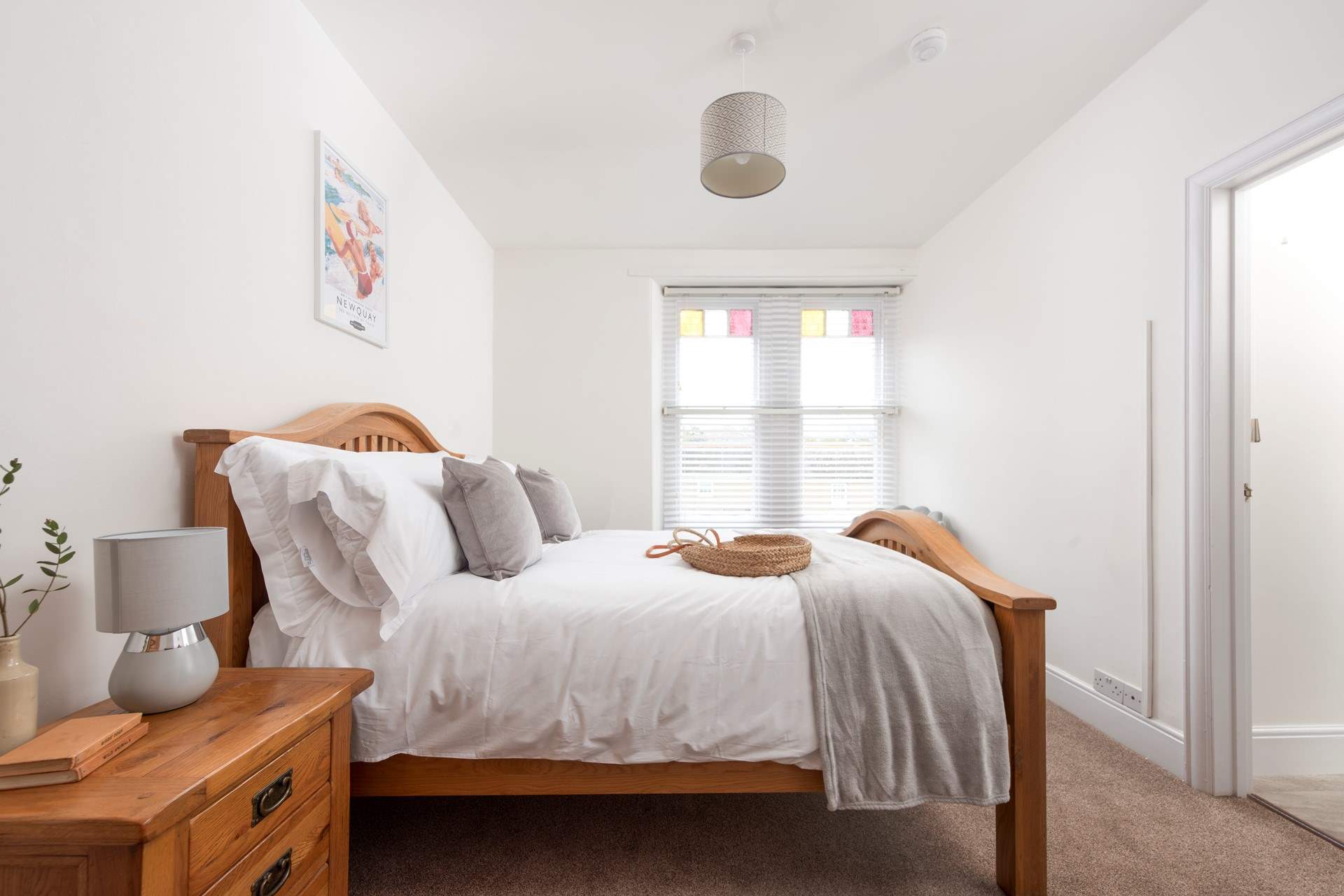 Bedroom 2 is a sweet double with a second en suite shower-room.