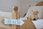 The three beds are for flexible sleeping only as the property sleeps a maximum of eight guests.