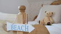 The three beds are for flexible sleeping only as the property sleeps a maximum of eight guests.