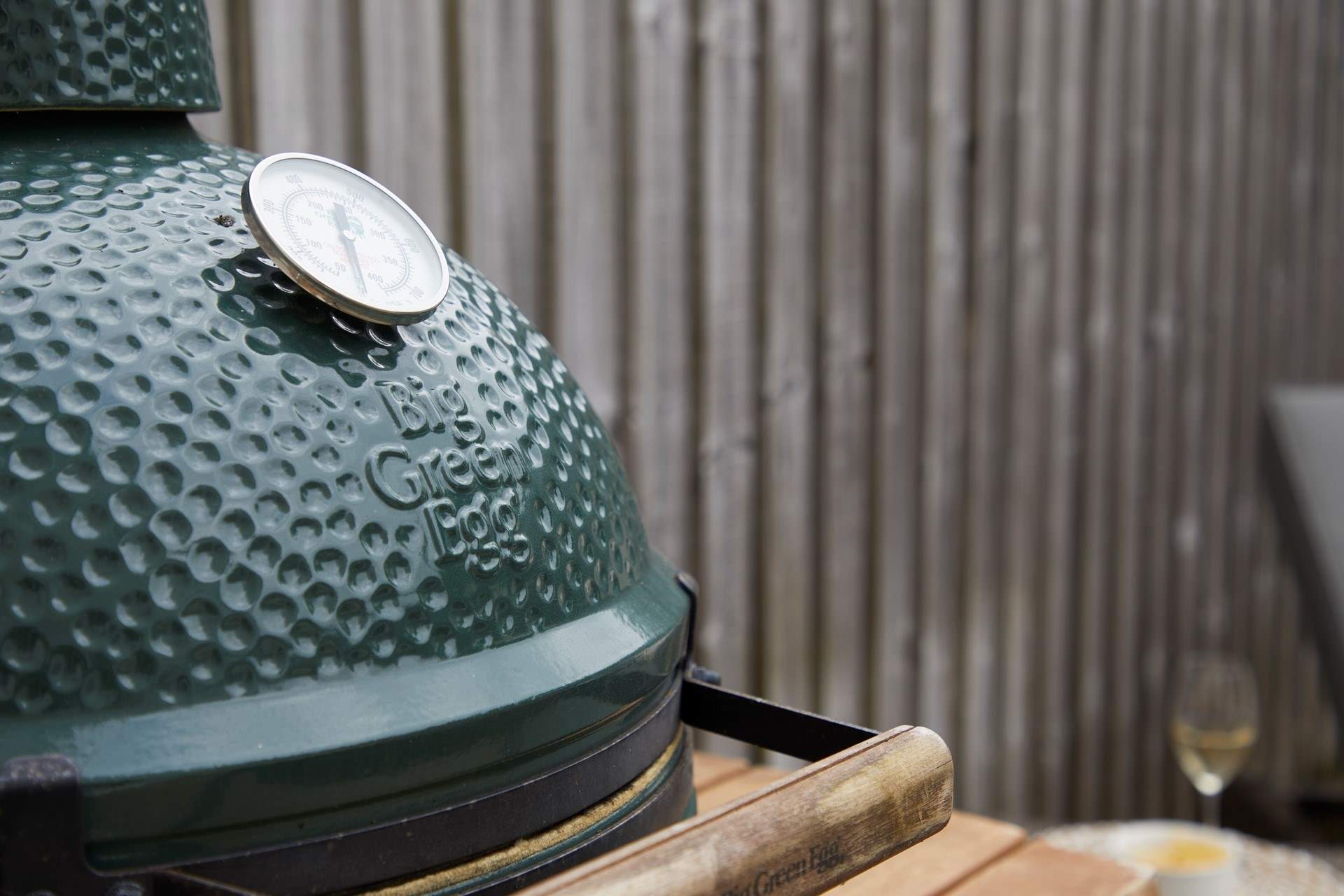 If you like outdoor cooking, you will love the Big Green Egg barbecue.