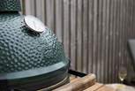 If you like outdoor cooking, you will love the Big Green Egg barbecue.