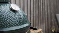 If you like outdoor cooking, you will love the Big Green Egg barbecue.