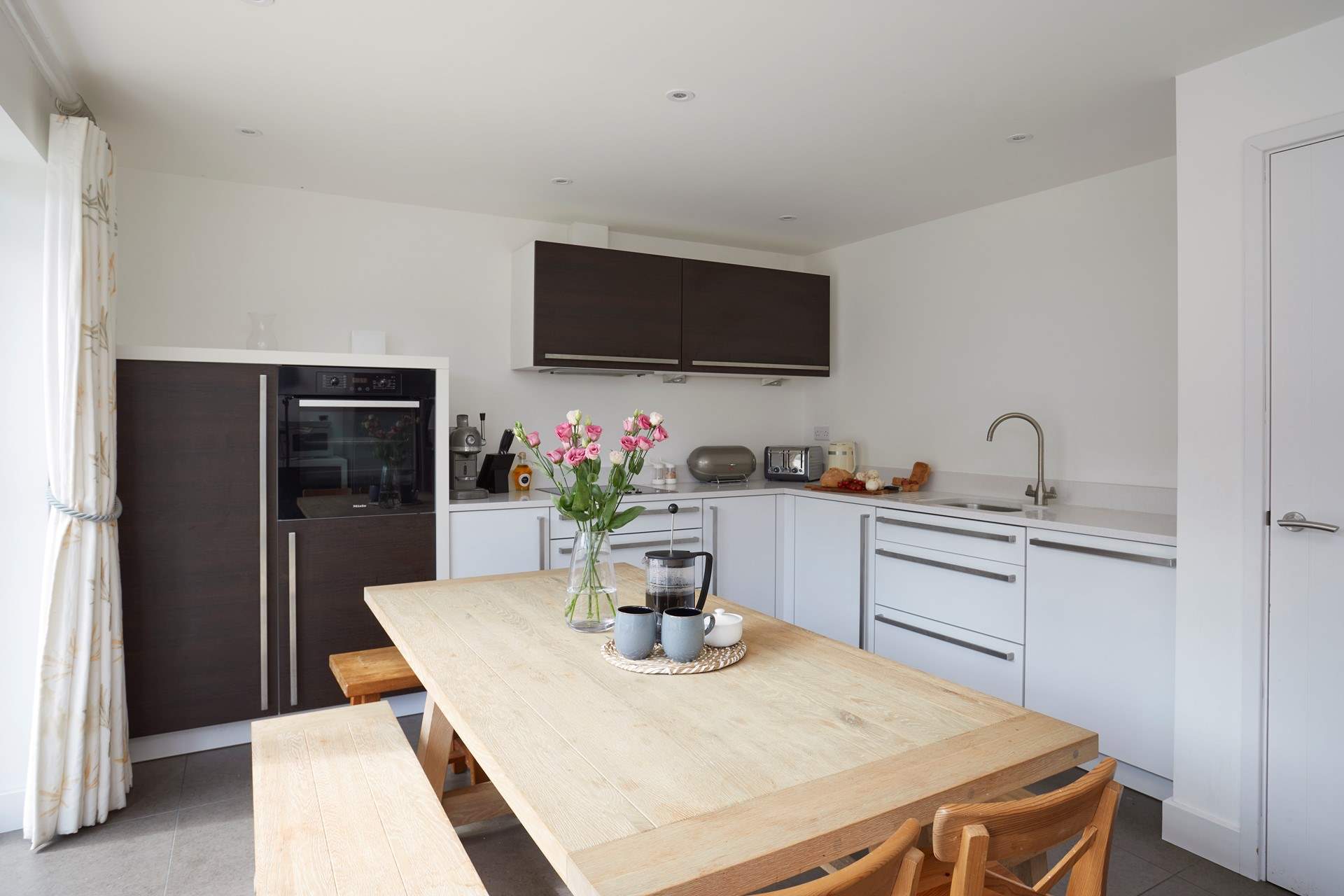 The kitchen is well-equipped with everything you should need to cook up a family feast.
