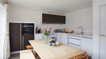 The kitchen is well-equipped with everything you should need to cook up a family feast.