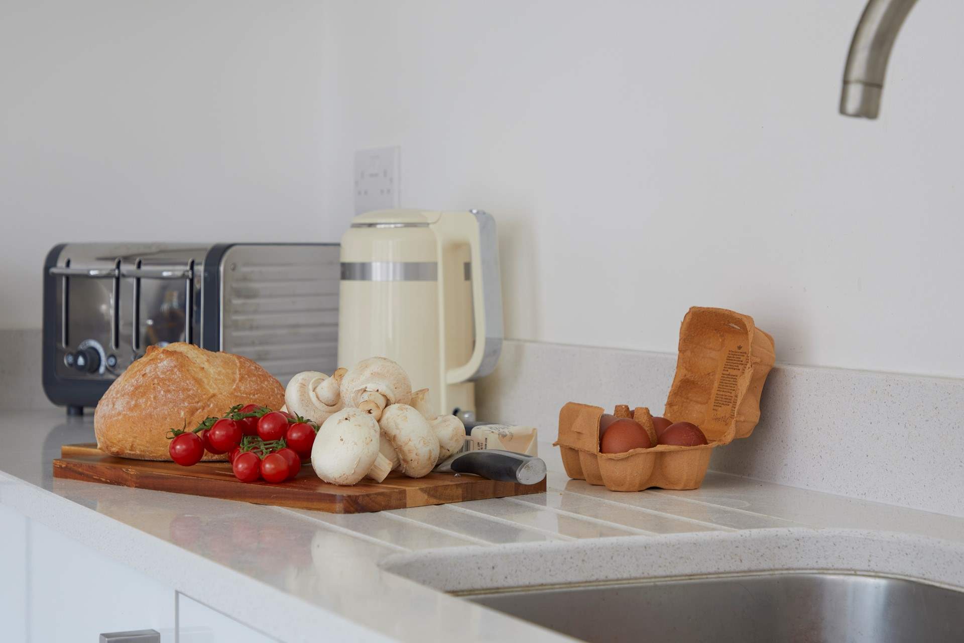 You can pick up some delicious local produce from the local community store.