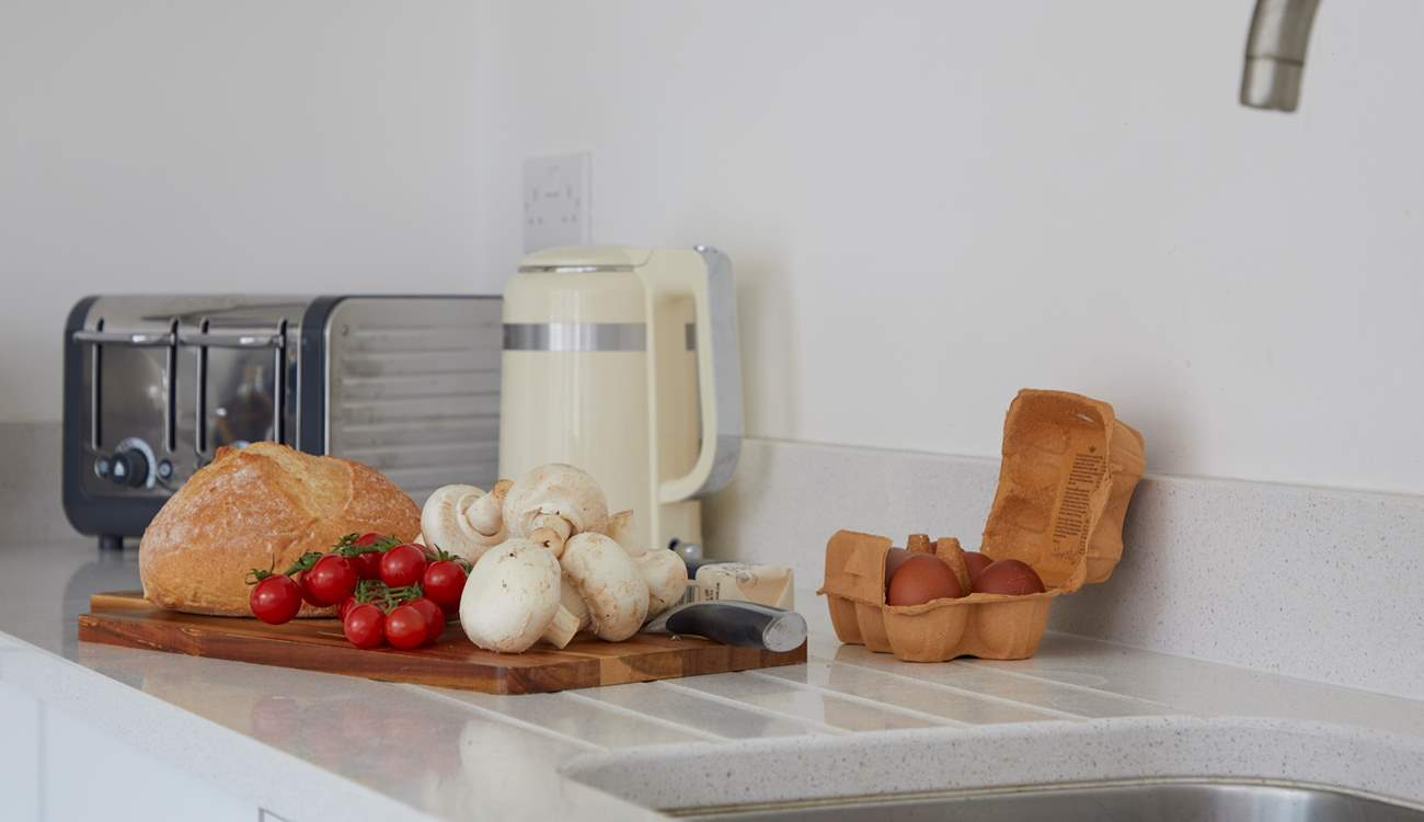You can pick up some delicious local produce from the local community store.