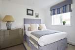 The ground floor double bedroom.