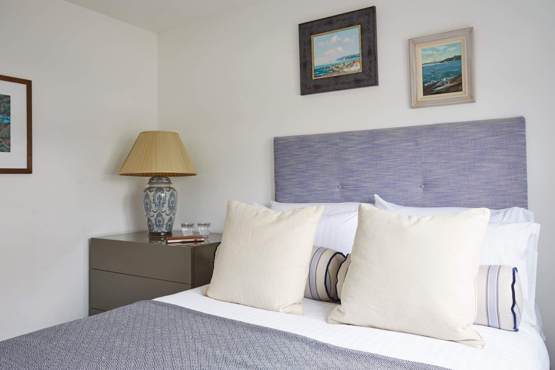 A cosy bed ensuring you a good night's sleep.