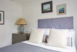 A cosy bed ensuring you a good night's sleep.