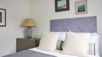 A cosy bed ensuring you a good night's sleep.