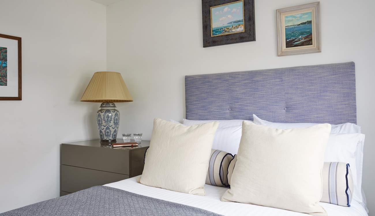 A cosy bed ensuring you a good night's sleep.