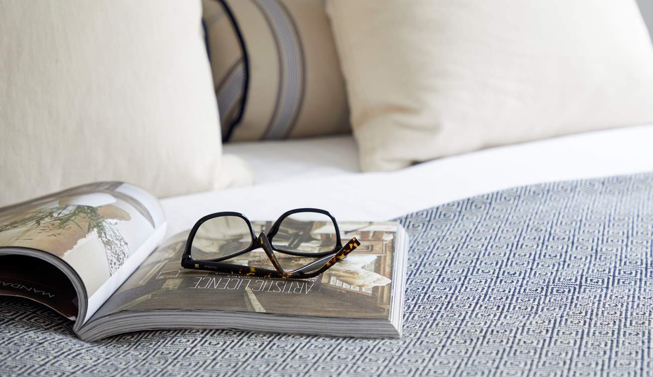 With beautiful fabrics and neutral tones.