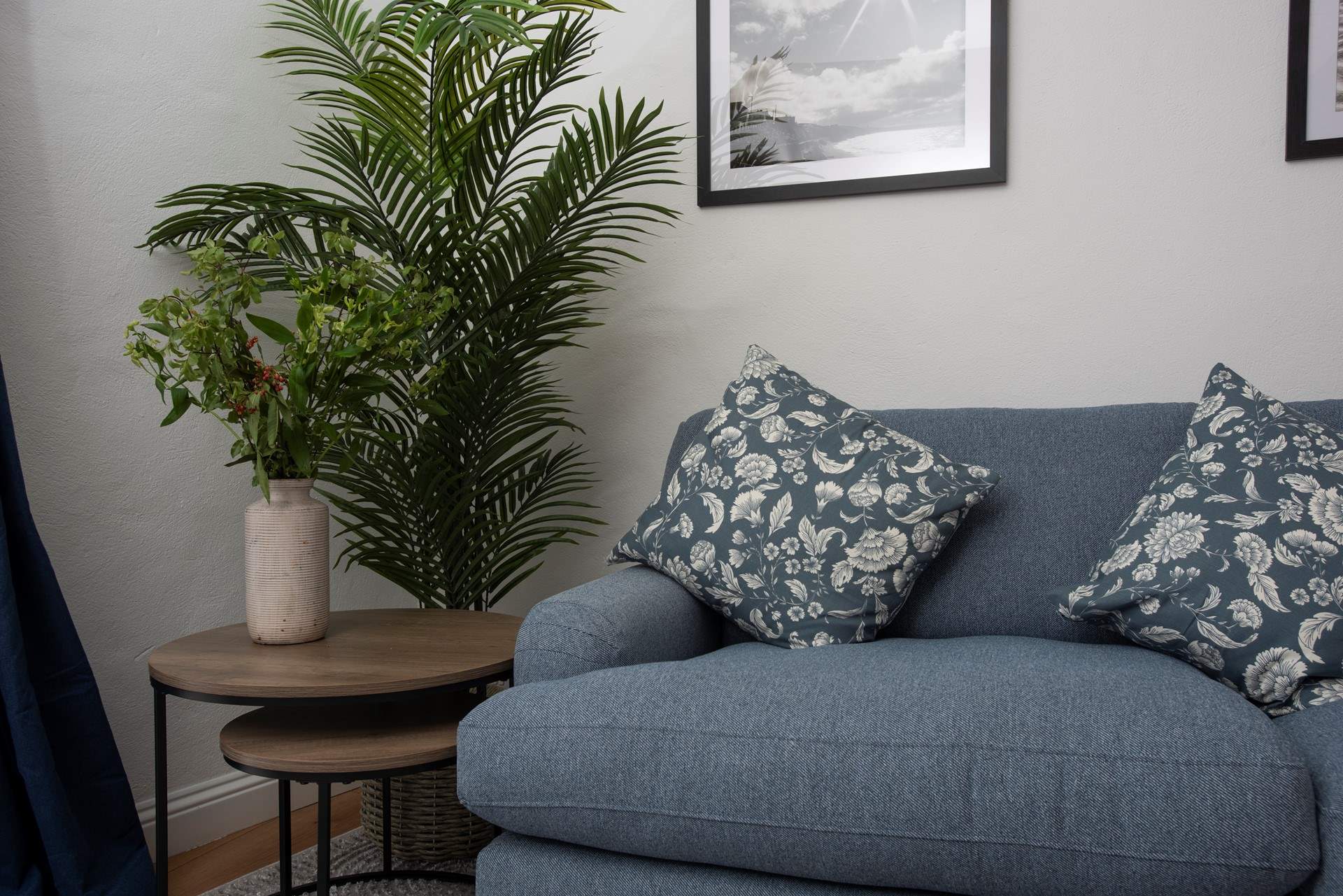 Layered with an artistic interior design.