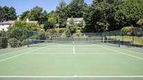 Energetic guests are welcome to play a game of tennis, the court is shared with the other cottages.