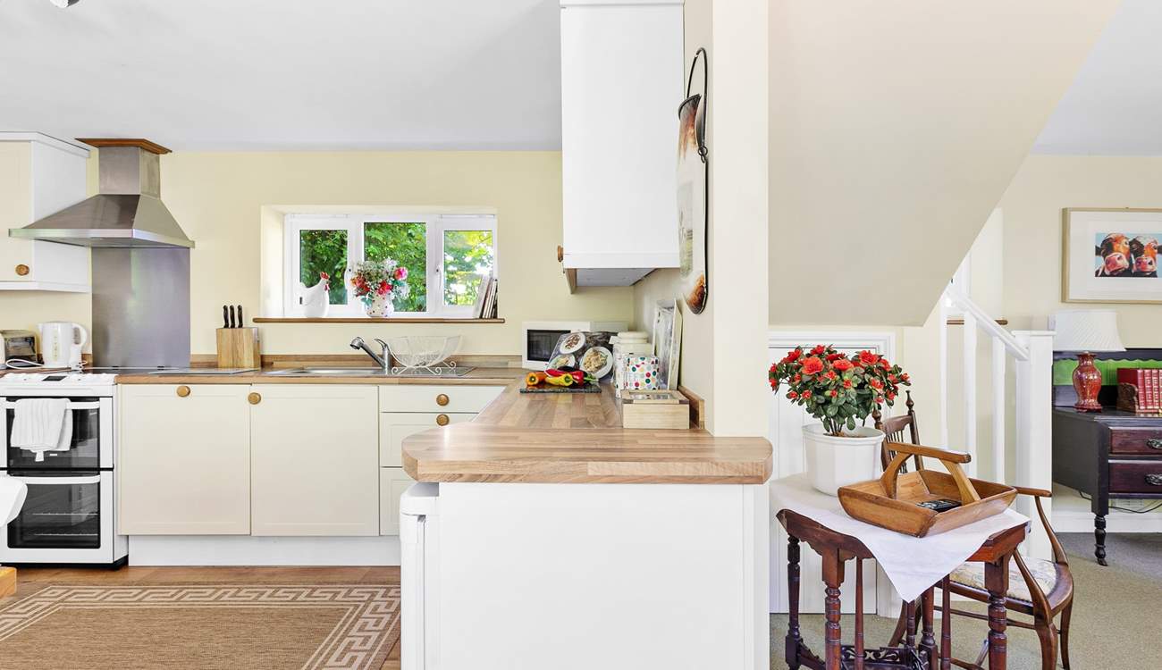 The open plan flow links all of the ground floor together.