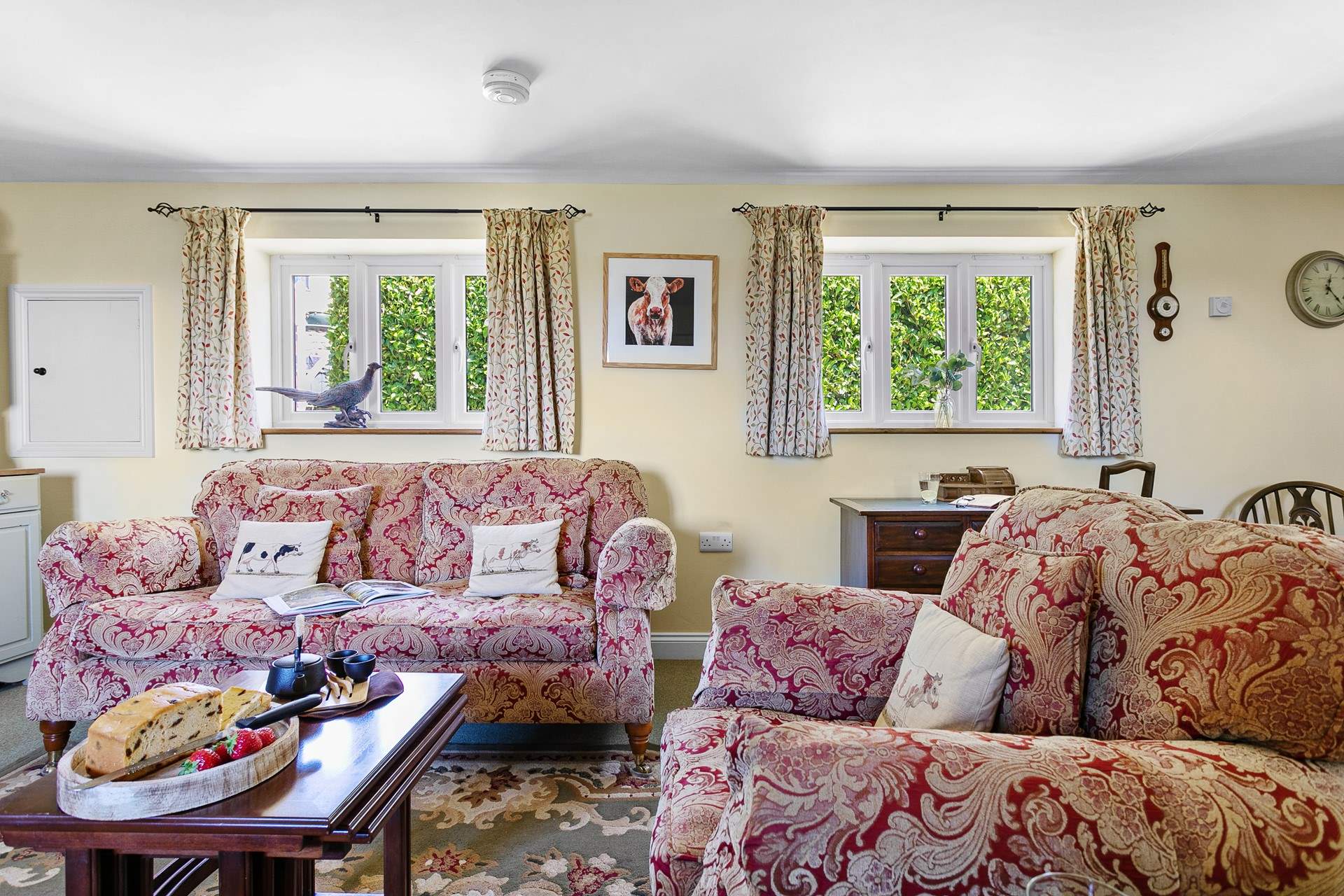 The perfect spot to enjoy a film night with local treats.