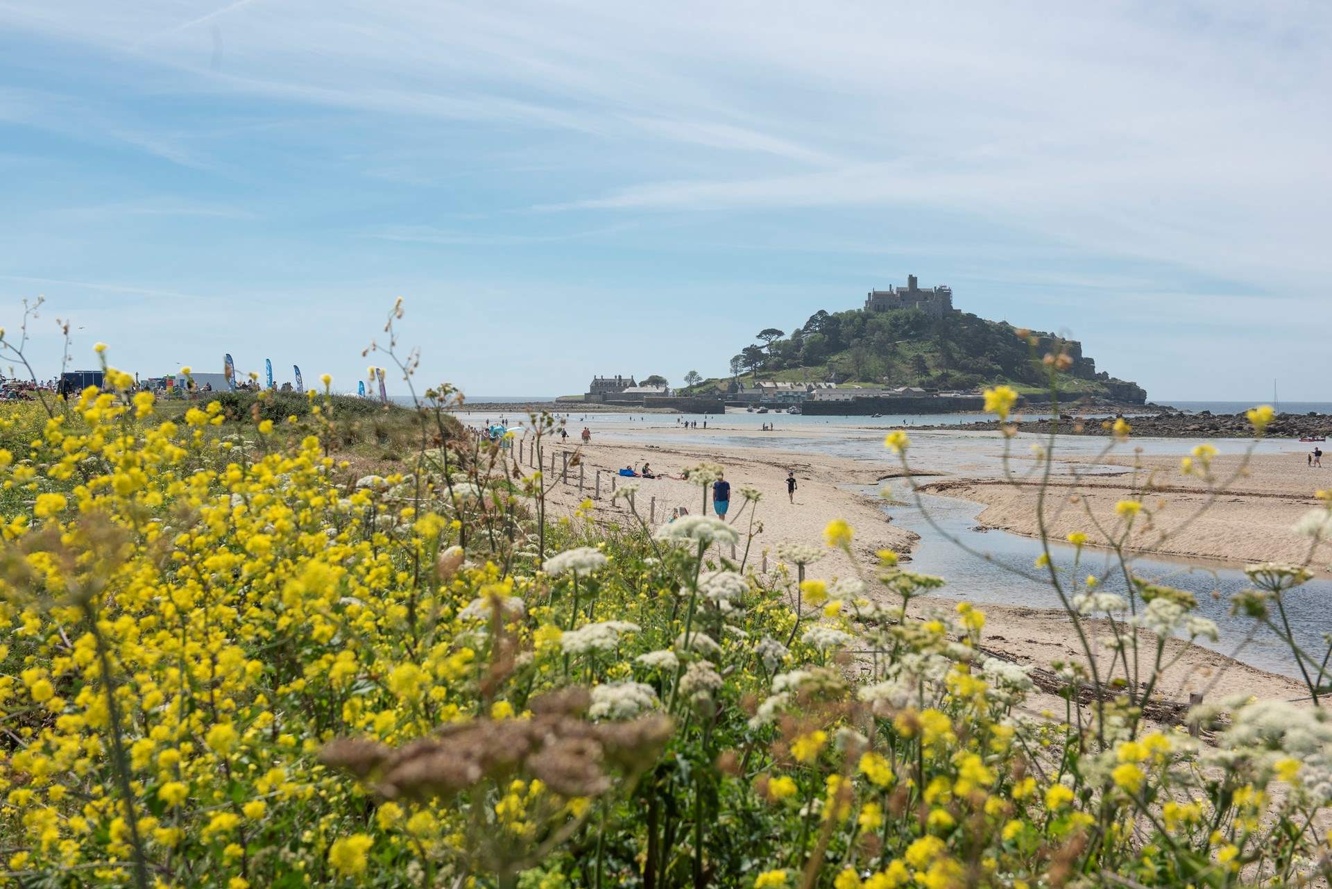 St Michael's Mount in nearby Marazion is one of Cornwall's most treasured landmarks...