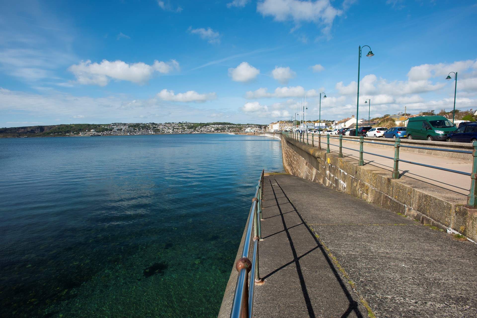 A swimmer's dream, step outside and immerse yourself in the clear Cornish water.