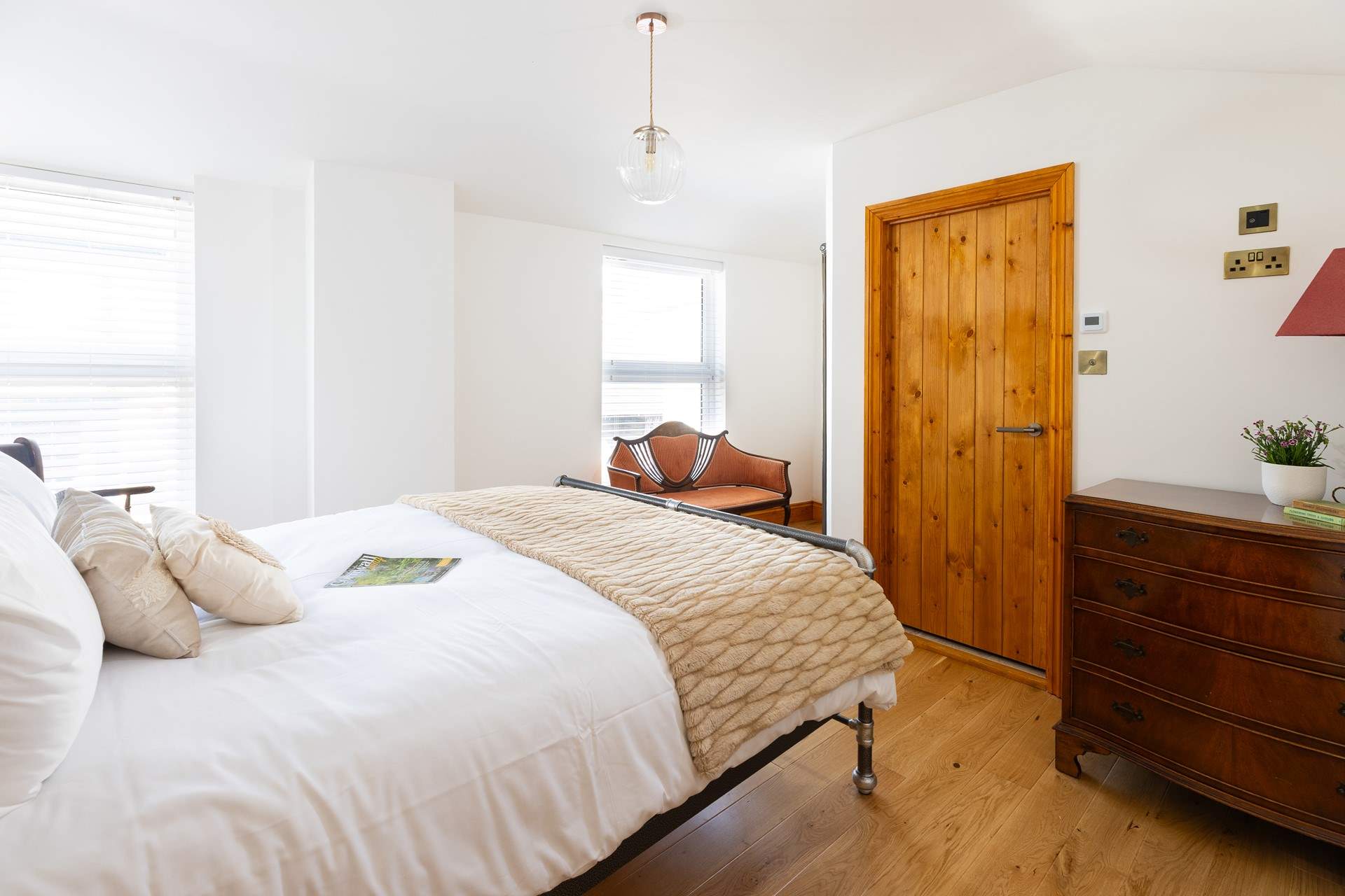 With its own private en suite shower-room.