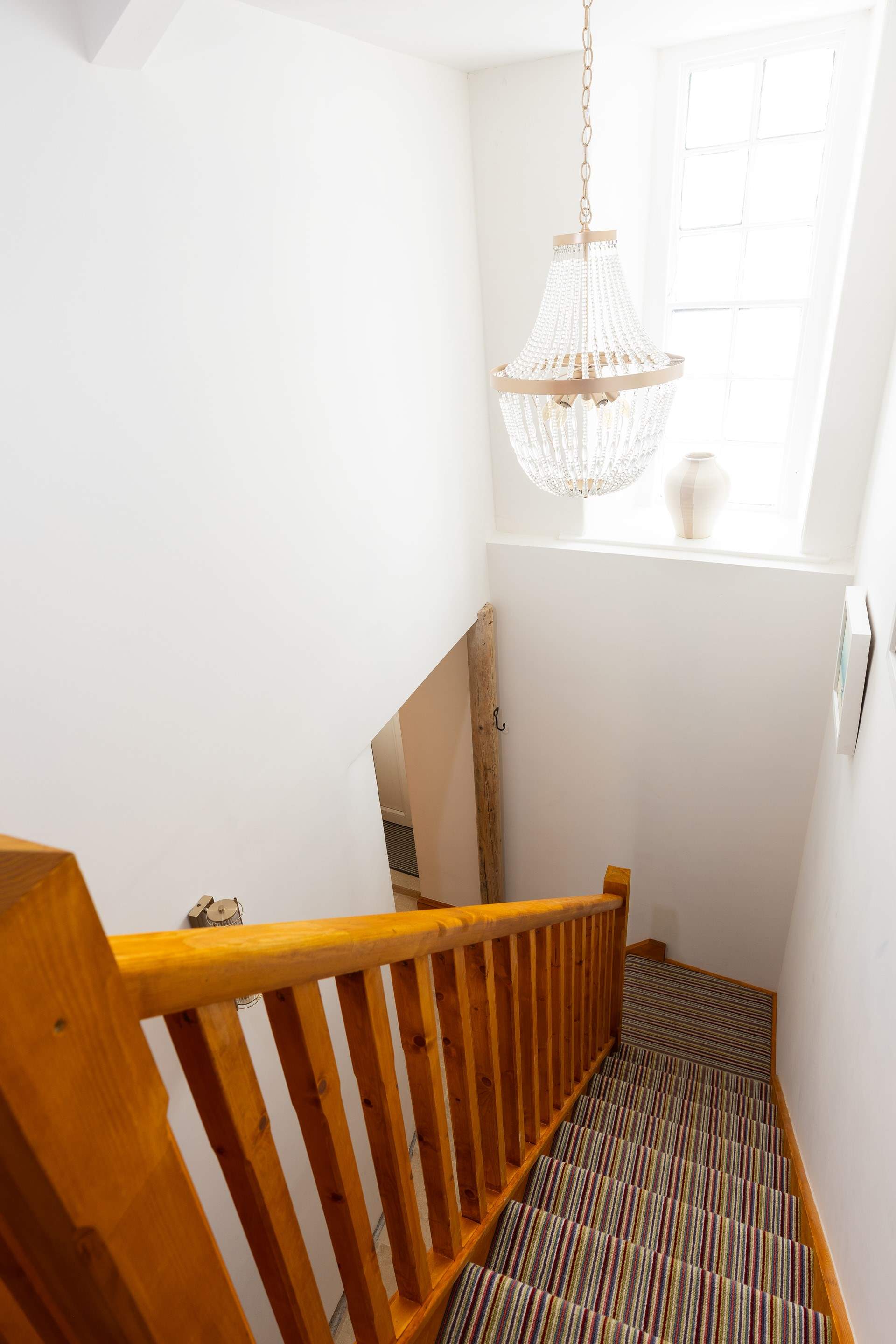 Head upstairs.