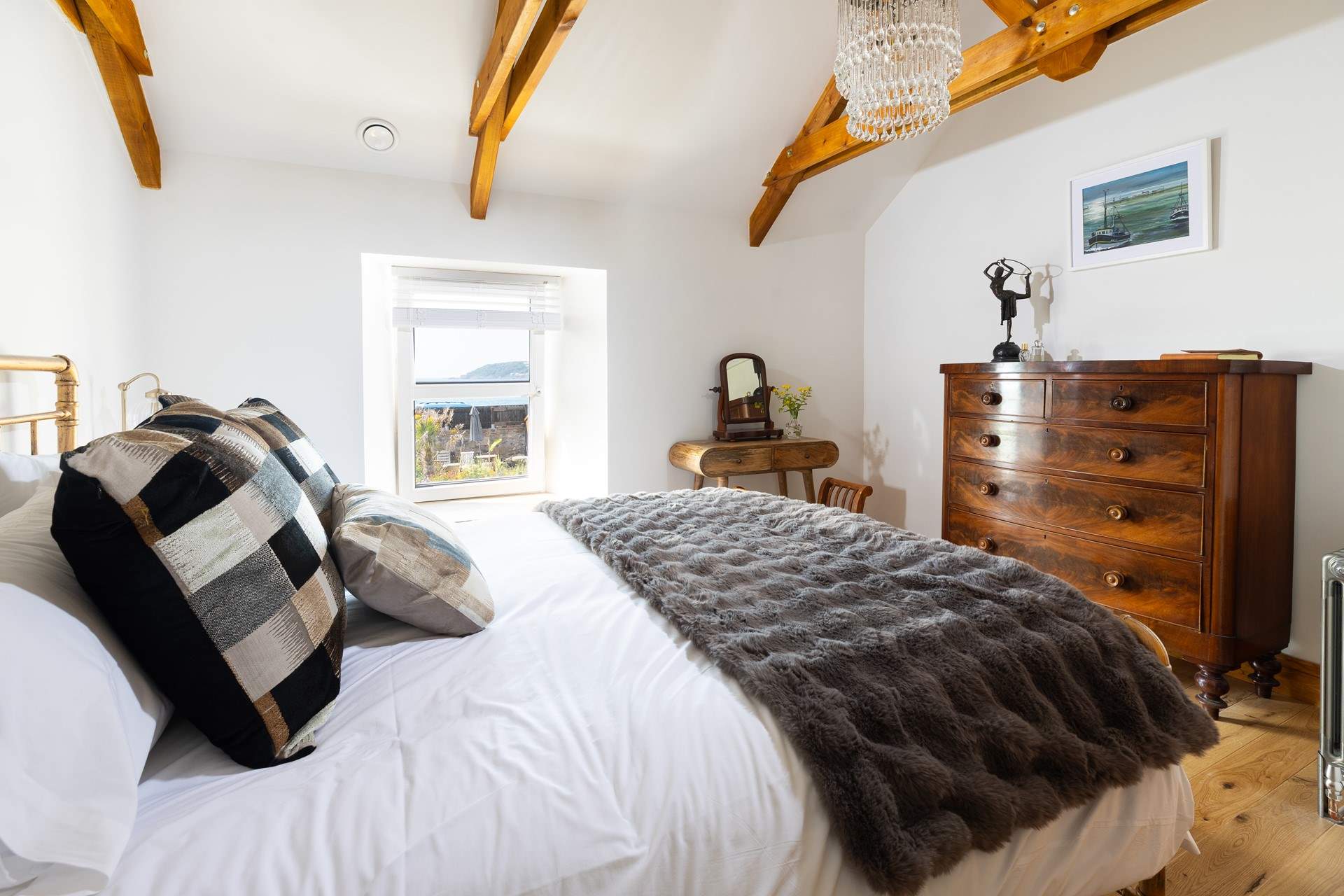 Wake up to the Cornish seaside in bedroom 3.