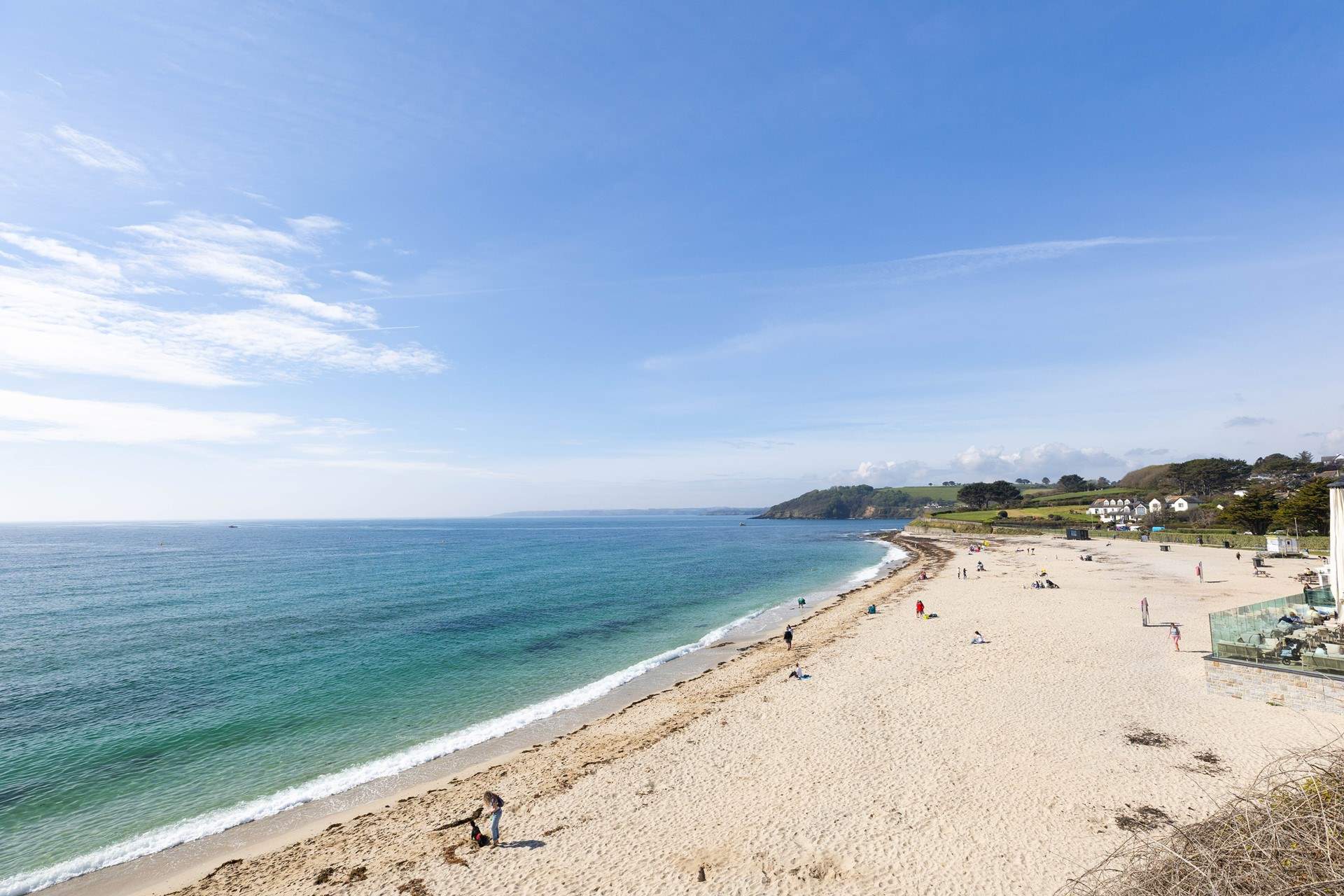 Gylly beach is one of the many lovely beaches in Falmouth. 