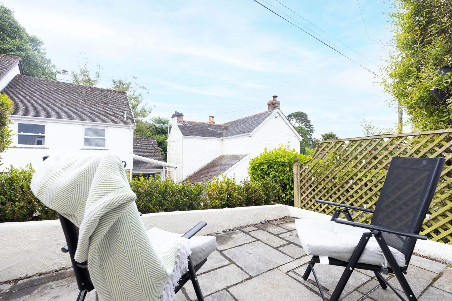 Slow mornings in the sunshine on your terrace. 
