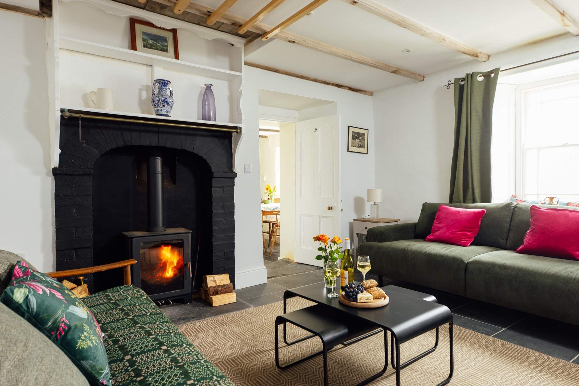 Characterful spaces where contemporary comforts harmonise with many traditional features. 