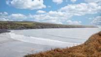 Take a dip before breakfast at Abereiddy Beach .A two minute stroll away. 