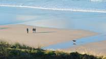 The stunning golden sands of Hayle Towans stretch for three miles and are just a ten minute drive from the farmhouse.