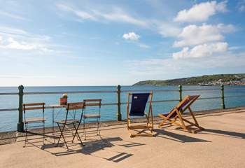 Take a stroll along the promenade in Penzance.