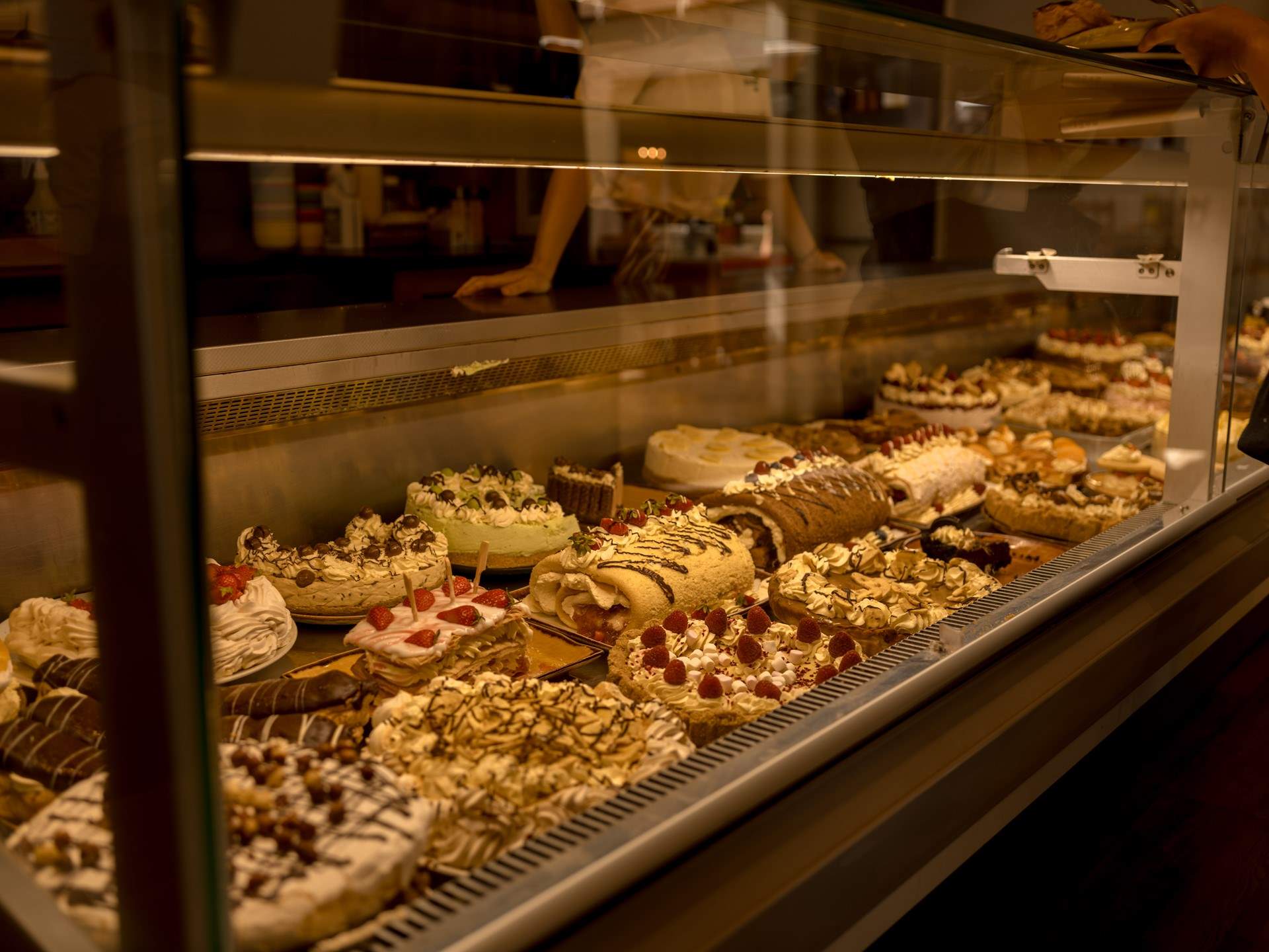 The award-winning restaurant is famous for its home-made family recipe cakes.