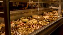 The award-winning restaurant is famous for its home-made family recipe cakes.