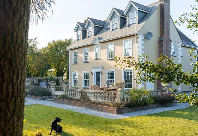 Well behaved dogs are most welcome to join the family but must be kept on a lead outside of the garden.