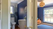 A handy downstairs cloakroom.