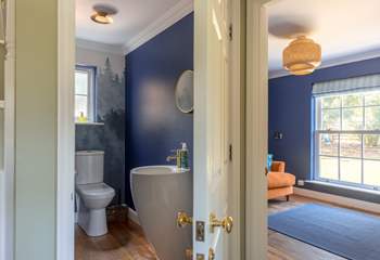 A handy downstairs cloakroom.