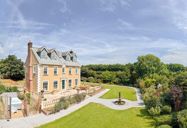 Escape to the heart of the Cornish countryside at Trevaskis Farmhouse with a private hot tub and surrounded by everything this much loved working farm has to offer.