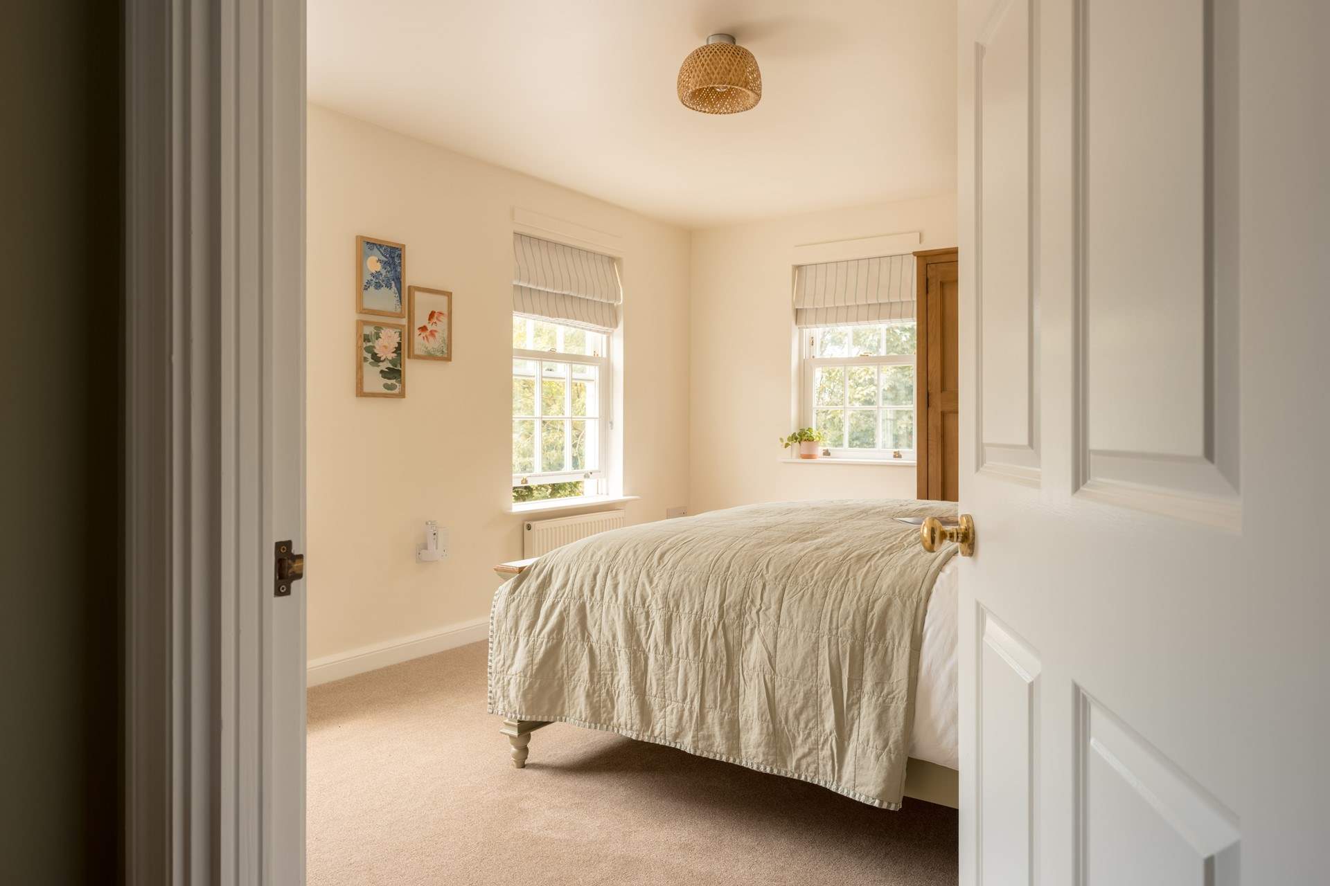 Peep into bedroom 2 filled with natural light.