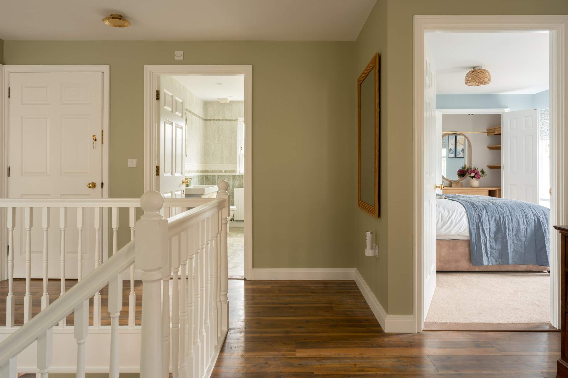 Bedroom 3 is next to the family bathroom.