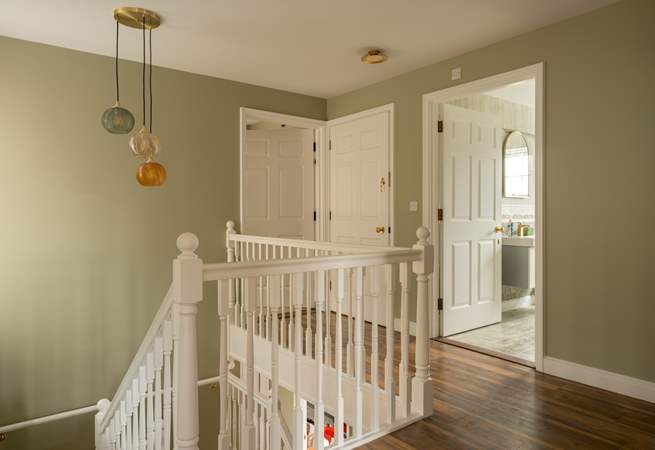 A carefully  curated colour palette enhances the features of this impressive property.