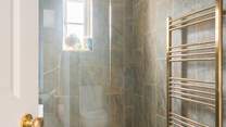 The sophisticated shower-room.