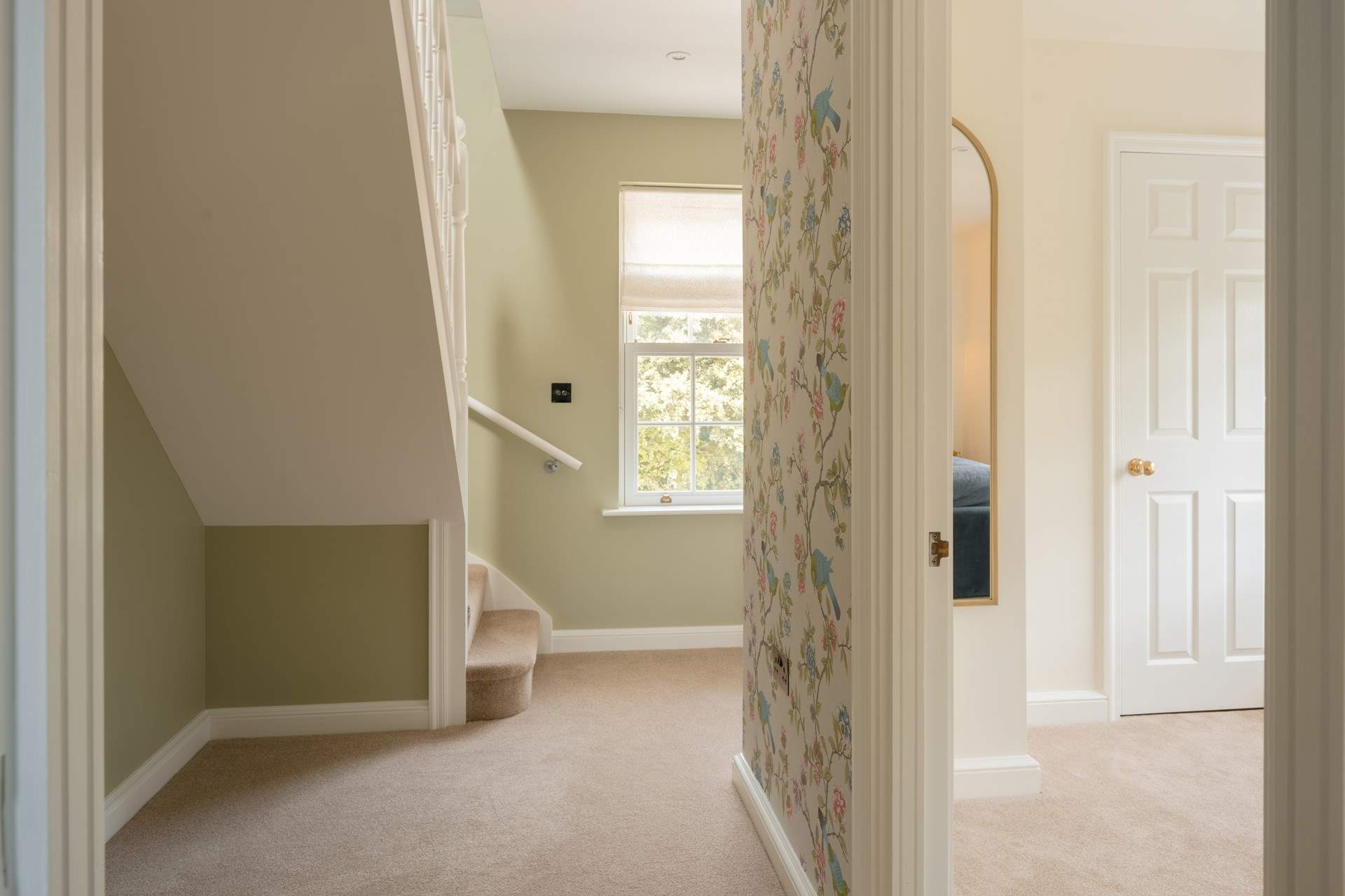 Head up to the second floor.
