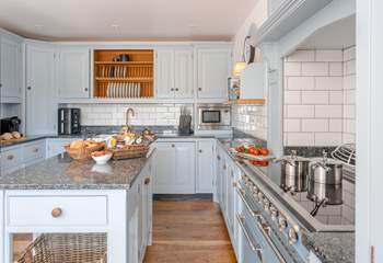 The heart of the home, a beautifully designed kitchen and dining area.