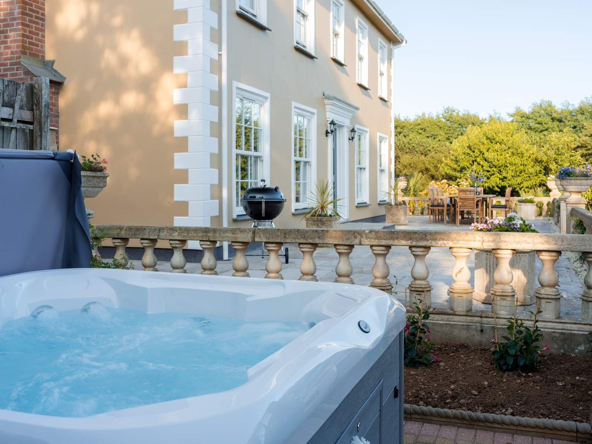 Soak the day away.